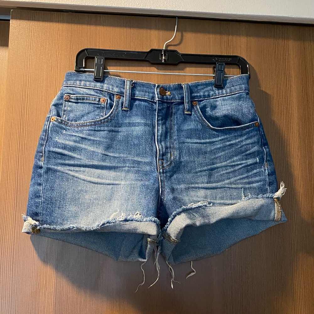 Madewell High Rise Denim Shorts
